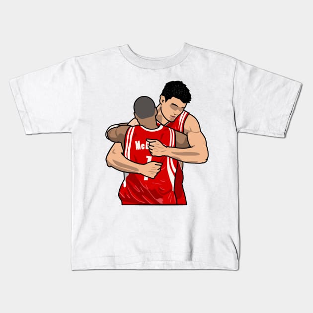 Yao tracy Kids T-Shirt by Seeyaseiya